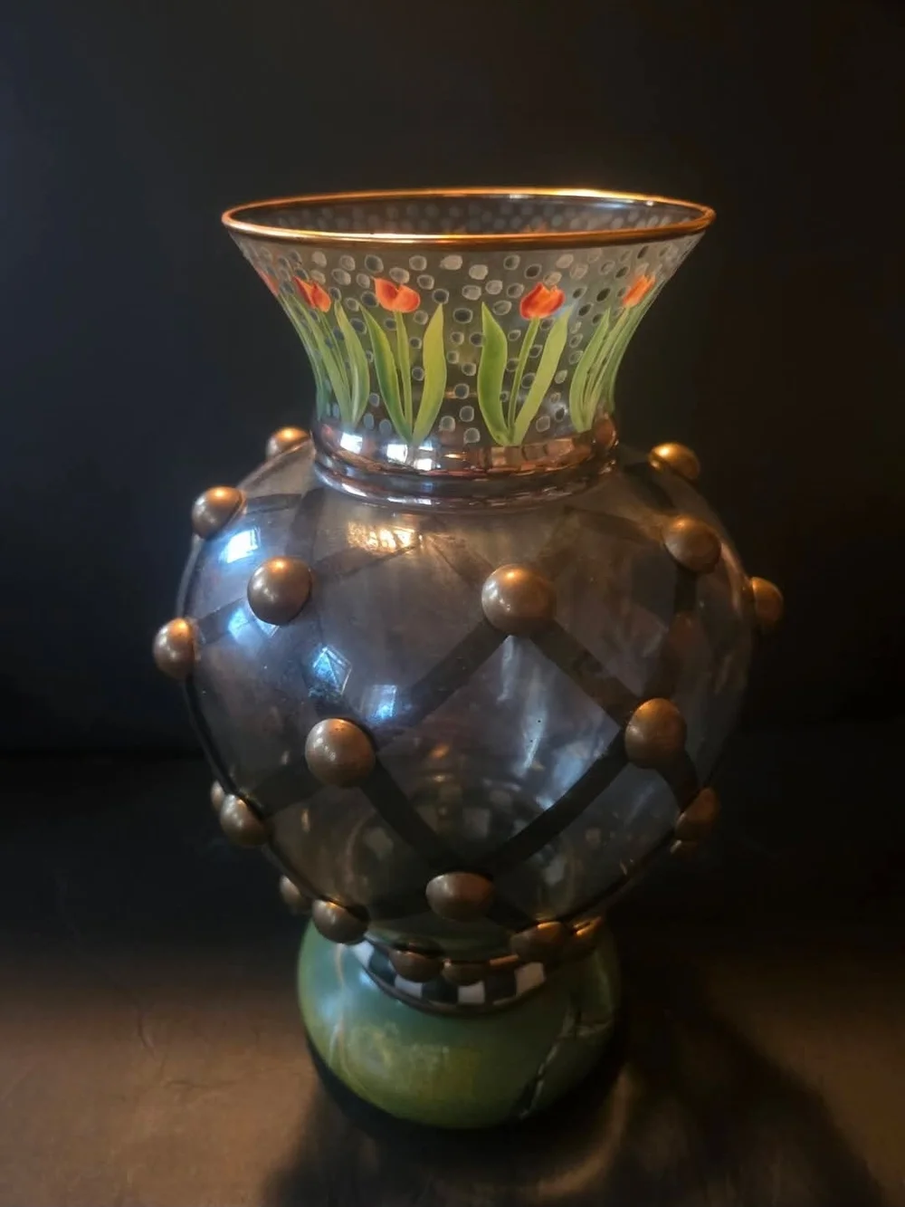Mackenzie Childs Circus William Vase
